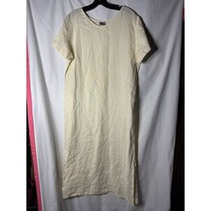 KIKO Comfortable Clothing 100% Linen Dress Sz Small
